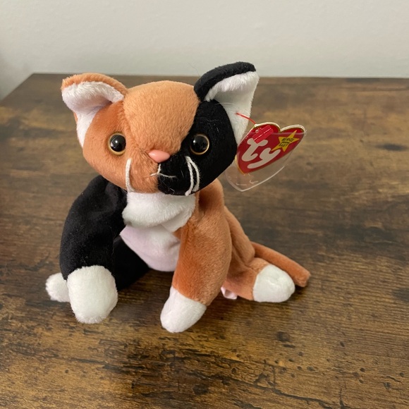 Ty Beanie Baby * Chip the Cat * Date of birth: Jan 26, 1996 * - Picture 6 of 10